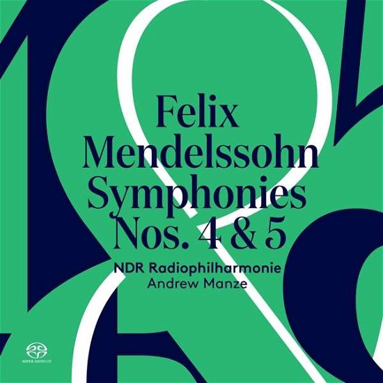 *  Sinfonien 4+5 - Manze,Andrew / NDR Radiophilharmonie - Musik - Pentatone - 0827949061165 - 16 februari 2018
