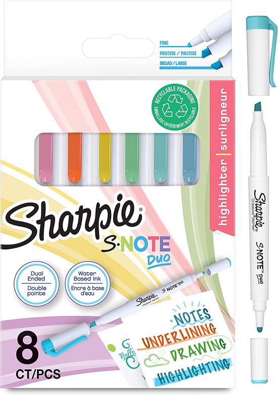 Cover for Sharpie · S-note Duo 8-blister (2182116) (Toys)