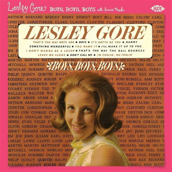 Cover for Lesley Gore  · Boys Boys Boys (CD)