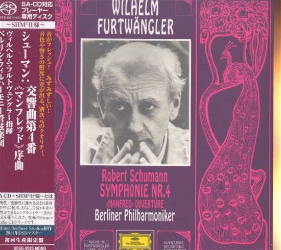 Schumann: Symphony No.4.'manfred'ove - Wilhelm Furtwangler - Musikk - Japan - 4988005655165 - 5. juli 2011