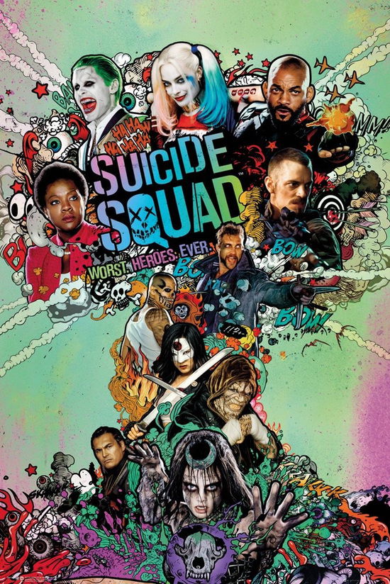 Dc Comics: Suicide Squad - One Sheet (poster Maxi 61x915 Cm) - Dc Comics: Suicide Squad - Gadżety -  - 5028486359165 - 