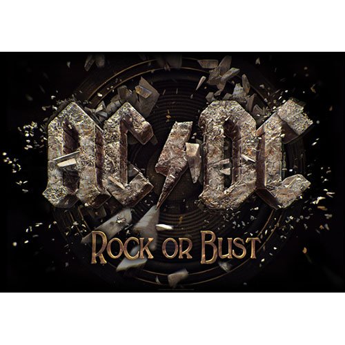 AC/DC Textile Poster: Rock Or Bust - AC/DC - Merchandise - Razamataz - 5055339761165 - 