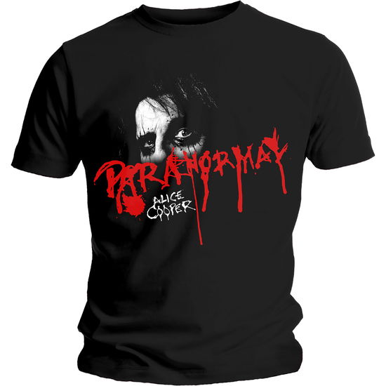 Alice Cooper Unisex T-Shirt: Paranormal Eyes - Alice Cooper - Merchandise - Global - Apparel - 5056170622165 - 8. januar 2020