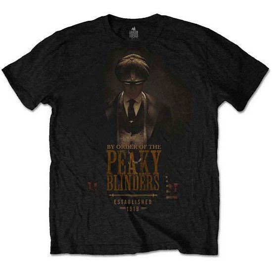Peaky Blinders Unisex T-Shirt: Established 1919 - Peaky Blinders - Koopwaar -  - 5056170664165 - 