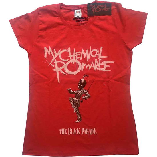 My Chemical Romance Ladies T-Shirt: The Black Parade Cover - My Chemical Romance - Koopwaar -  - 5056368681165 - 