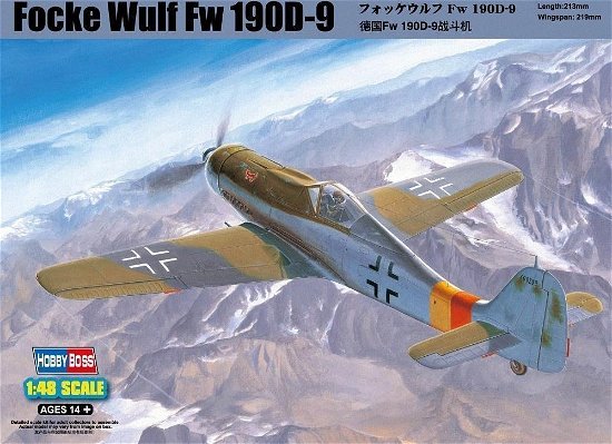 81716 - Modellbausatz Focke-wulf Fw 190d-9 - Hobby Boss - Merchandise - Hobby Boss - 6939319217165 - 