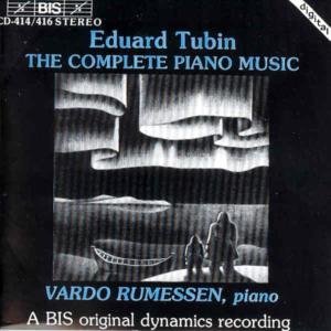 Cover for Tubin / Rumessen · Complete Piano Music (CD) (1994)