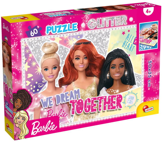 Glitter Puzzel - SELFIE! (60 stukjes) - Barbie - Merchandise -  - 8008324081165 - 