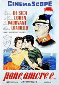 Cover for Mario Carotenuto,alessandro Cicognini,vittorio De Sica,sophia Loren,lea Padovani,tina Pica,virgilio Riento · Pane Amore E... (DVD) (2014)