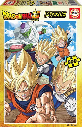 Cover for Puzzle · 500 Pieces - Dragon Ball Super (80-18216) (Toys)