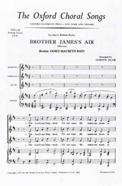 Brother James's Air -  - Books - Oxford University Press - 9780193856165 - September 8, 2024