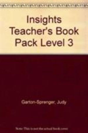 Insights Level 3 Teacher's Book Pack - Philip Prowse - Books - Macmillan Education - 9780230434165 - August 29, 2013