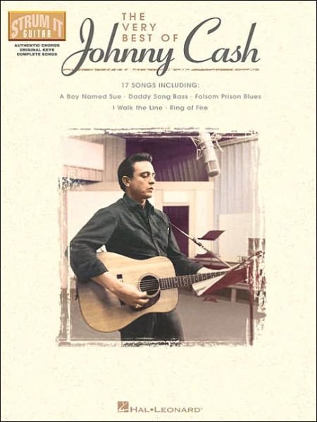 Cover for Johnny Cash · The Very Best of Johnny Cash (Strum It Guitar) (Paperback Book) (2002)