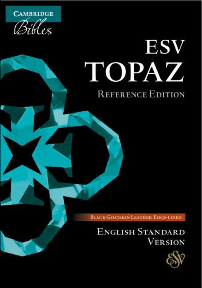 Cover for ESV Topaz Reference Edition, Black Goatskin Leather, ES676 XRL (Book) (2019)