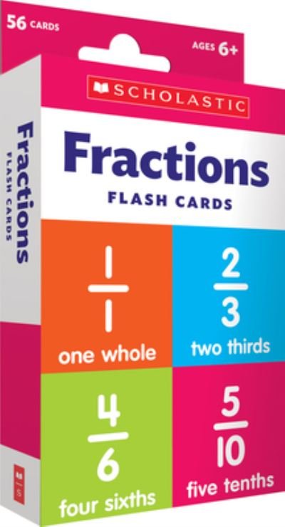 Cover for Scholastic · Flash Cards Fractions (KARTENSPIEL) (2021)