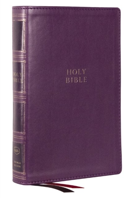 Cover for Thomas Nelson · KJV Holy Bible: Compact Bible with 43,000 Center-Column Cross References, Purple Leathersoft, Red Letter, Comfort Print: King James Version (Lederbuch) [Red Letter, Comfort Print, King James edition] (2023)