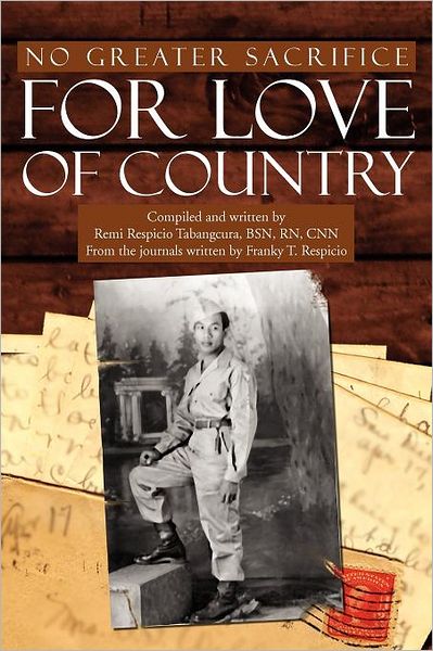 Cover for Franky T Respicio · No Greater Sacrifice for Love of Country (Paperback Book) (2012)