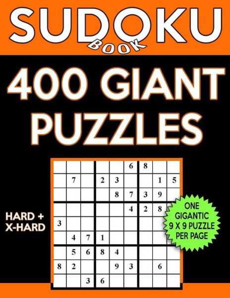 Cover for Sudoku Book · Sudoku Book 400 GIANT Puzzles, 200 Hard and 200 Extra Hard (Paperback Bog) (2017)