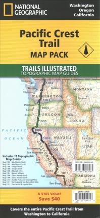 Cover for National Geographic Maps · Pacific Crest Trail [Map Pack Bundle] (Kort) (2023)