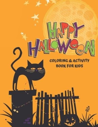 Cover for Sky Island Publishing · Happy Halloween Coloring and Activity Book for Kids (Taschenbuch) (2019)