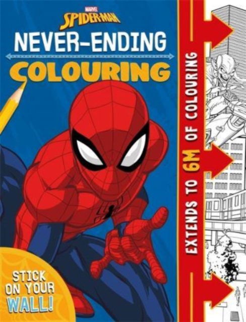 Marvel Spider-Man: Never-Ending Colouring - 6-metre Pull-out Colouring Scene - Marvel Entertainment International Ltd - Bücher - Bonnier Books Ltd - 9781803686165 - 31. Mai 2023