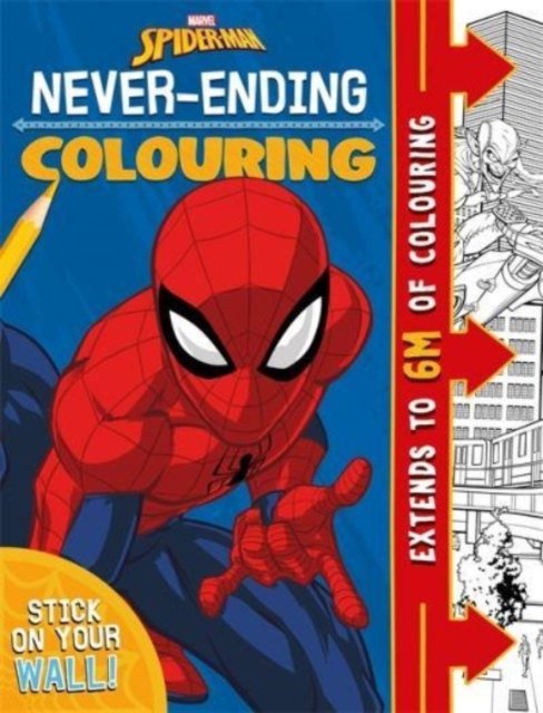 Cover for Marvel Entertainment International Ltd · Marvel Spider-Man: Never-Ending Colouring - 6-metre Pull-out Colouring Scene (Paperback Book) (2023)