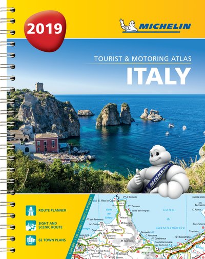 Michelin Tourist & Motoring Atlas: Michelin Tourist & Motoring Atlas Italy 2019 - Michelin - Kirjat - Michelin - 9782067236165 - perjantai 4. tammikuuta 2019