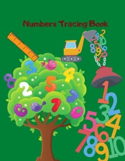 Cover for Fetid Derek · Numbers Tracing Book: 8.5X11 51 Template Page 1-50 Number Tracing Book For Preschoolers And Kids (Number Tracing Books) (Paperback Book) (2021)