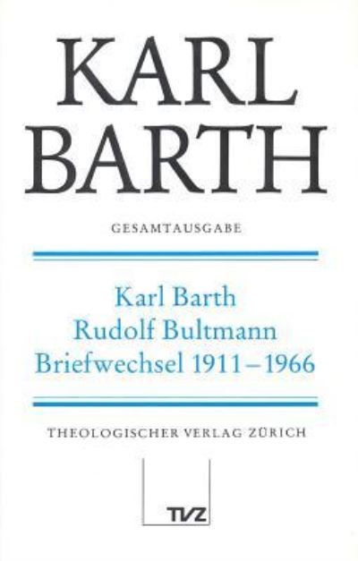 Cover for K. Barth · Gesamtausg.01 Briefwechsel (N/A) (1994)