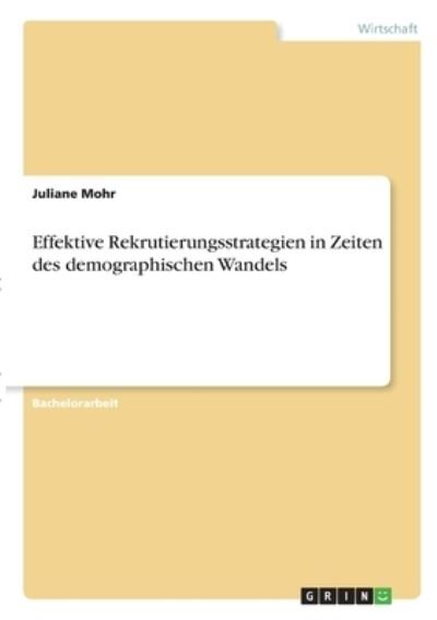Cover for Mohr · Effektive Rekrutierungsstrategien (N/A)