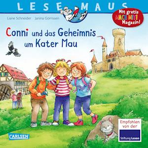 LESEMAUS 16: Conni und das Geheimnis um Kater Mau - Liane Schneider - Libros - Carlsen - 9783551080165 - 29 de junio de 2022