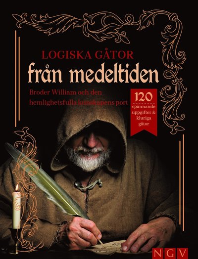 Cover for Philip Kiefer · Logiska gåtor från medeltiden : broder William och den hemliga kunskapens port (Hardcover Book) (2024)