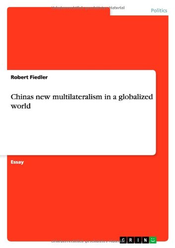 Cover for Fiedler · Chinas new multilateralism in a (Book) (2010)