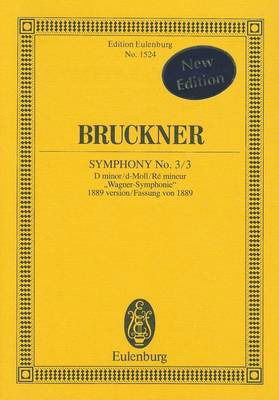 Cover for Anton Bruckner · Symphony No. 3/3 D minor (Bok) (1996)