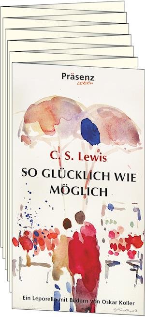 Cover for C. S. Lewis · So glücklich wie möglich (Buch) (2023)