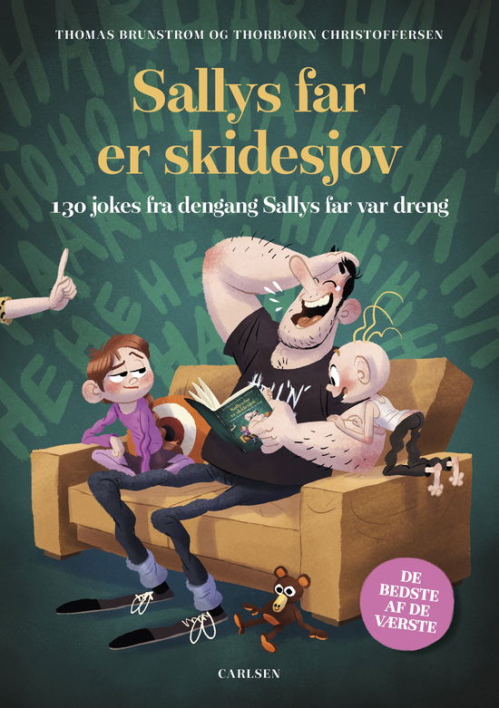 Cover for Thomas Brunstrøm · Sallys far er skidesjov (Indbundet Bog) [1. udgave] (2023)