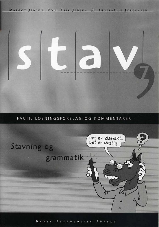 Cover for Poul Erik Jensen Inger-Lise Jørgensen · STAV 7 - Facit, løsningsforslag og kommentarer, 5. udgave (Hæftet bog) [5. udgave] (2015)