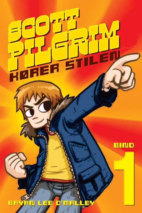 Cover for Bryan Lee O'Malley · Scott Pilgrim: Scott Pilgrim kører stilen (Sewn Spine Book) [1º edição] (2009)