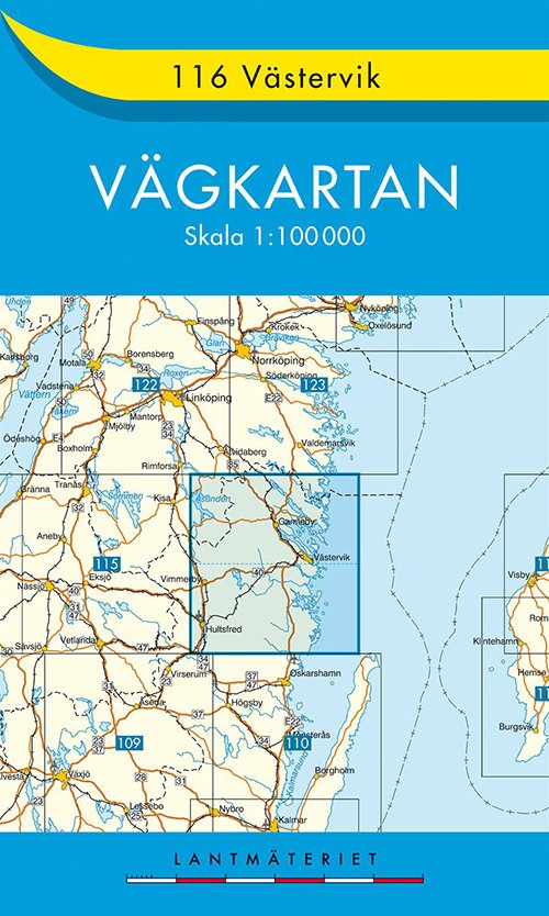 Cover for Kartförlaget · Vägkartan: Västervik  1:100.000 (Hardcover bog) (2008)