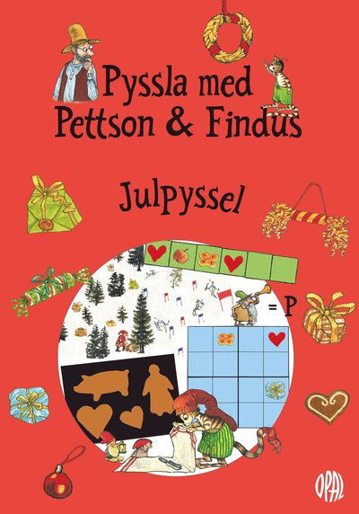 Pyssla med Pettson och Findus : Julpyssel - Sven Nordqvist - Bøker - Opal - 9789172265165 - 10. oktober 2022