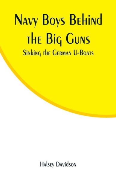 Cover for Halsey Davidson · Navy Boys Behind the Big Guns (Paperback Book) (2019)