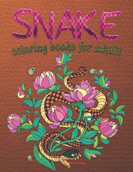 Cover for Blue Blend · Snake Coloring Books For Adults (Paperback Book) (2020)