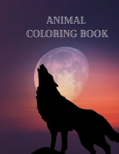 Cover for Anima Vero · Animal Coloring Book (Paperback Book) (2020)