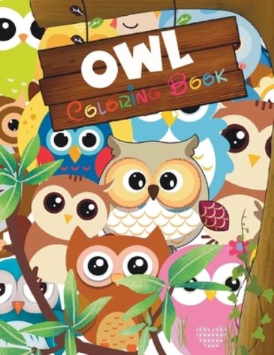 Cover for Vasana Tk · OWL Coloring Book (Paperback Book) (2021)