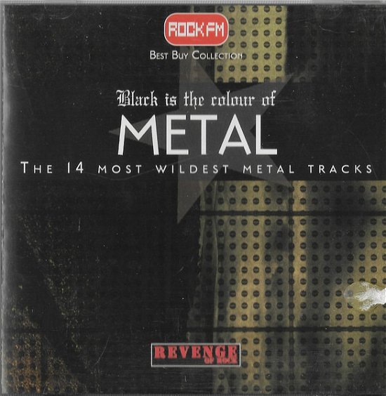 Cover for Black Is The Colour Of Metal · Black is the Colour of Metal-v/a (CD)