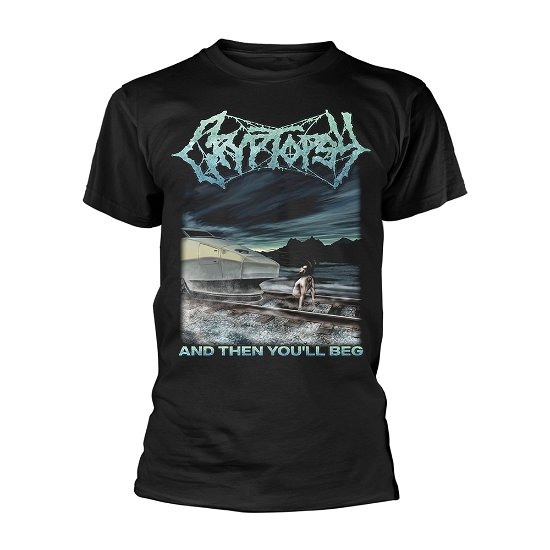 Cover for Cryptopsy · And then You'll Beg (T-shirt) [size S] [Black edition] (2021)