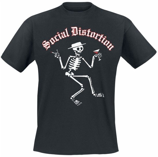Skelly Logo Slim Fit T-shirt - Social Distortion - Mercancía - INDEPENDENT LABEL GROUP - 0889198167166 - 