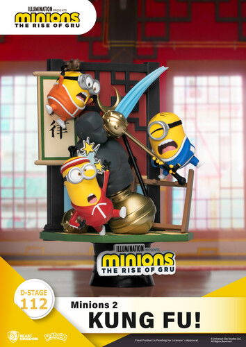 Minions 2 Ds-112 Kung Fu D-stage Ser 6in Statue - Beast Kingdom - Koopwaar - BEAST KINGDOM - 4711203445166 - 17 februari 2023