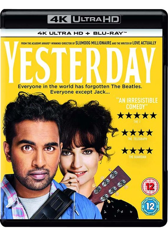 Cover for Yesterday (4k Blu-ray) · Yesterday (4K Ultra HD) (2019)