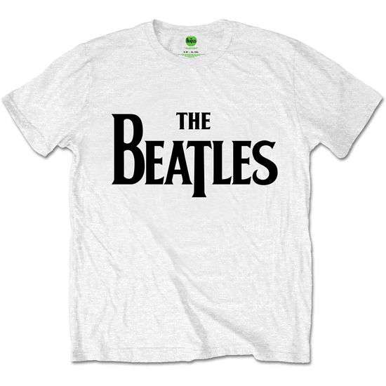 Cover for The Beatles · The Beatles Unisex T-Shirt: Drop T (T-shirt) [size S] [White - Unisex edition]